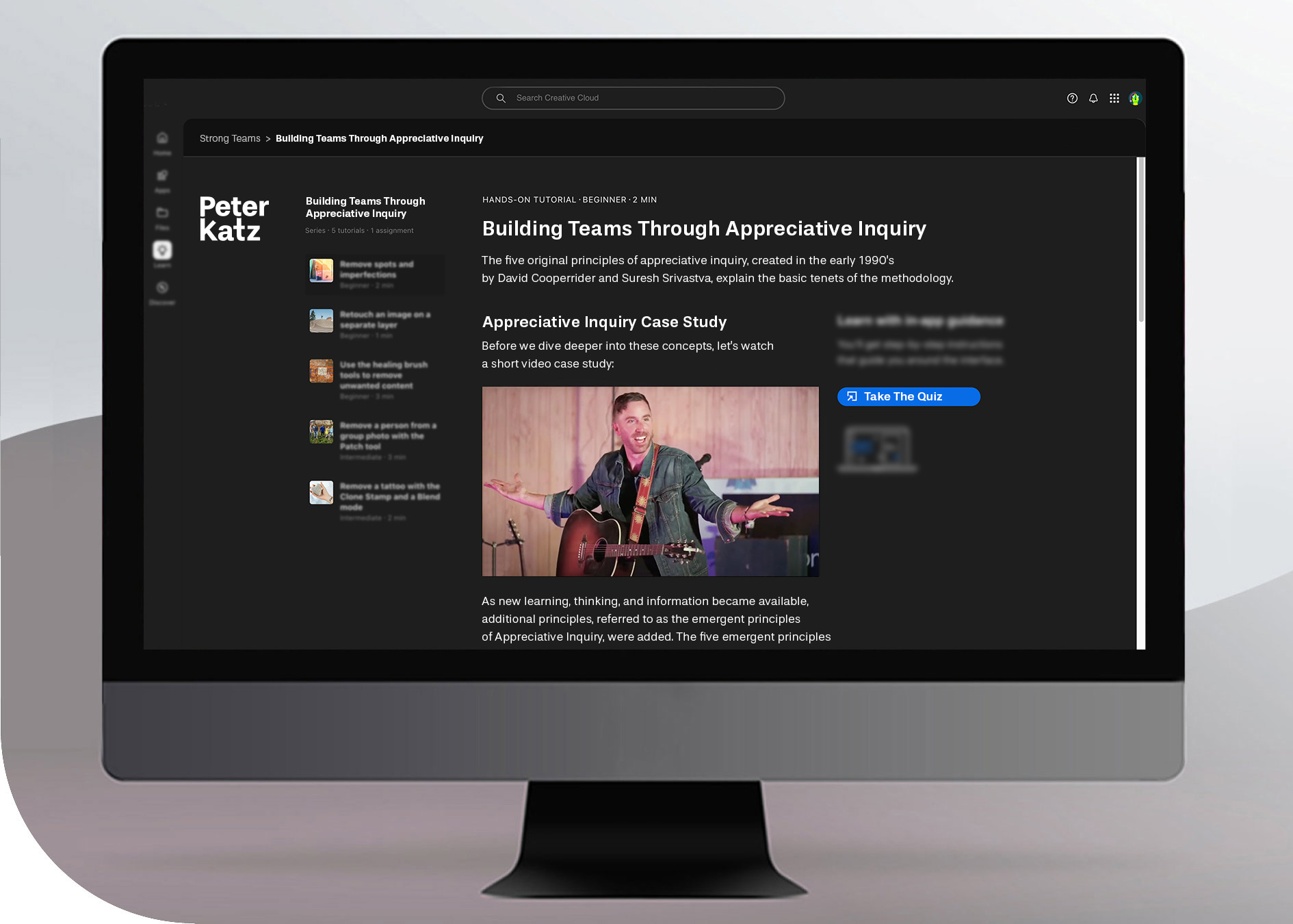 Peter Katz: Custom Courses